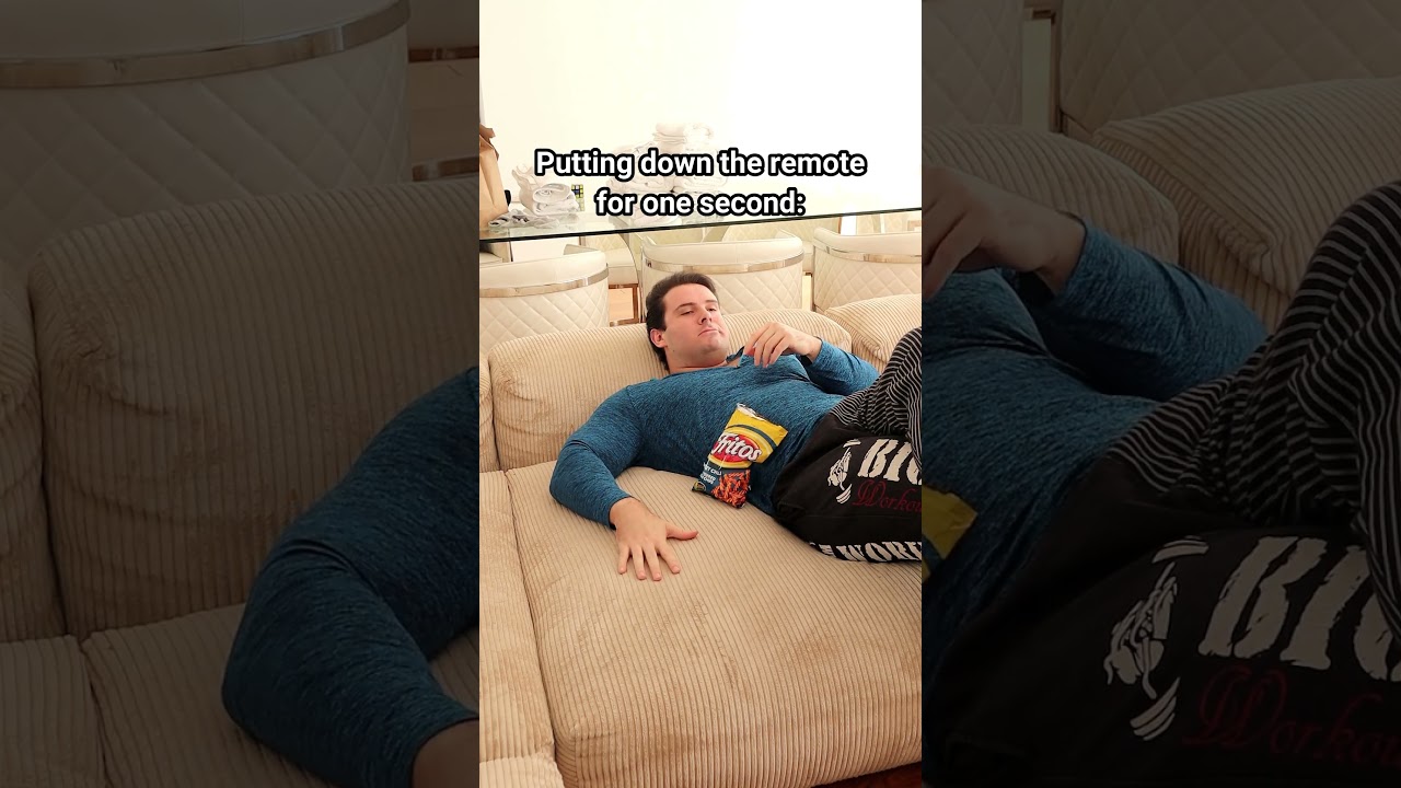 Putting Down The Remote For One Second.