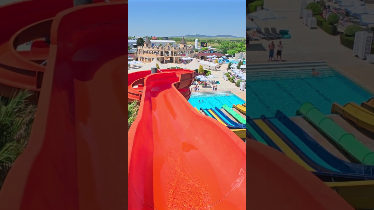 Rafting Water Slide at Aquapark Nessebar 🇧🇬