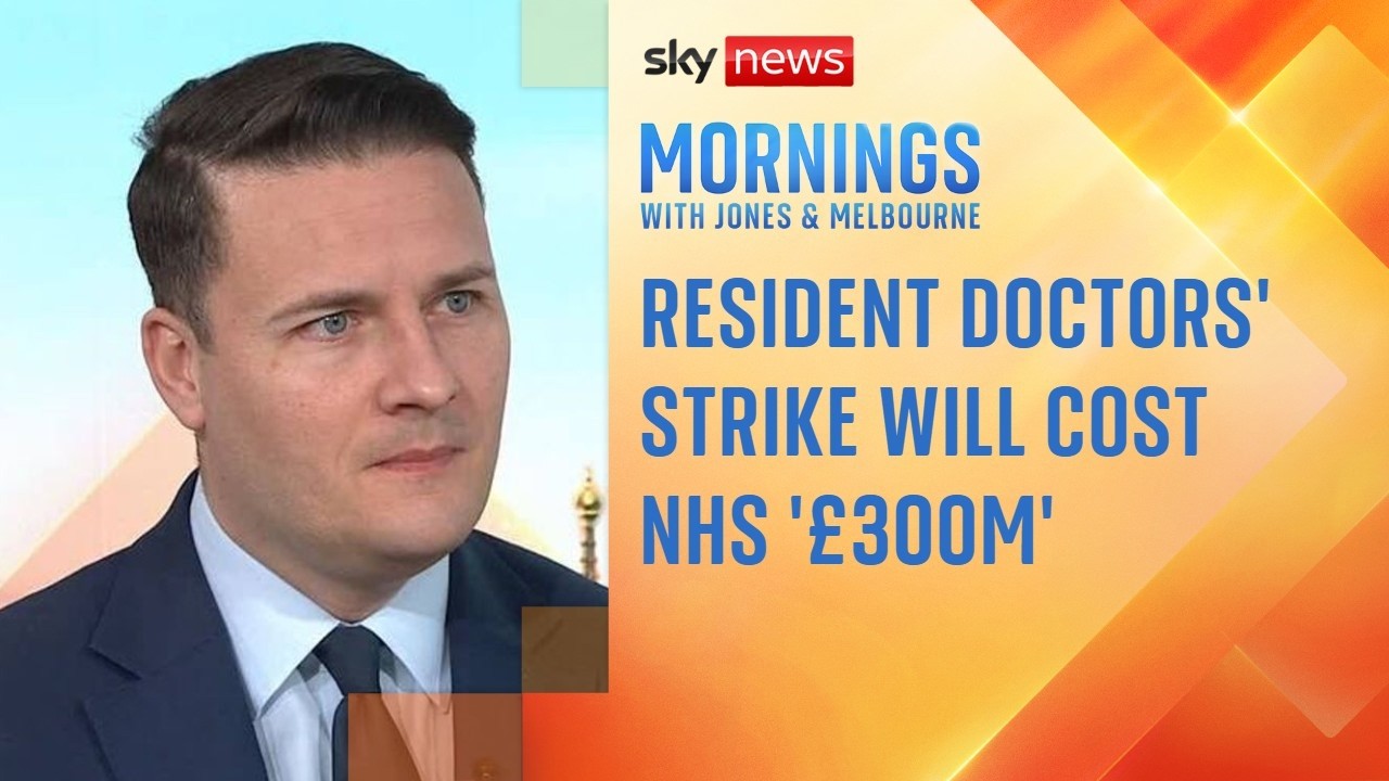 Resident doctors’ strike will cost NHS £300m, says health secretary