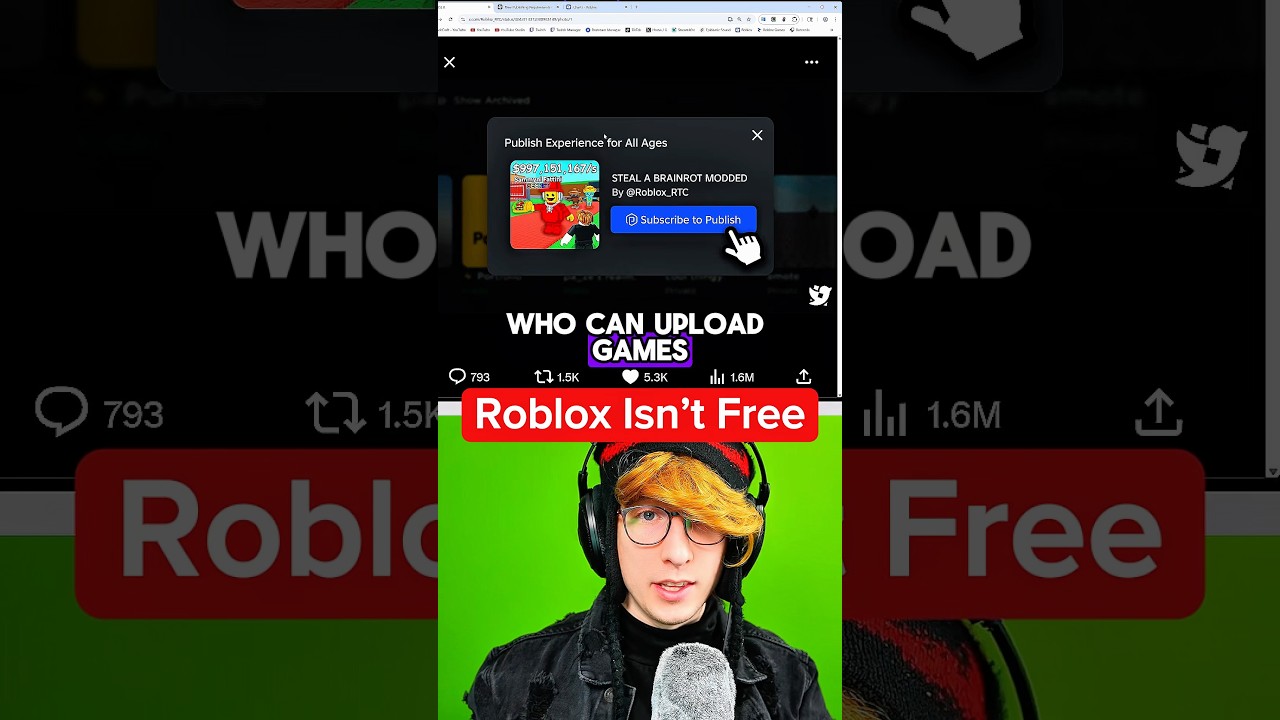 roblox isn’t free anymore 💔