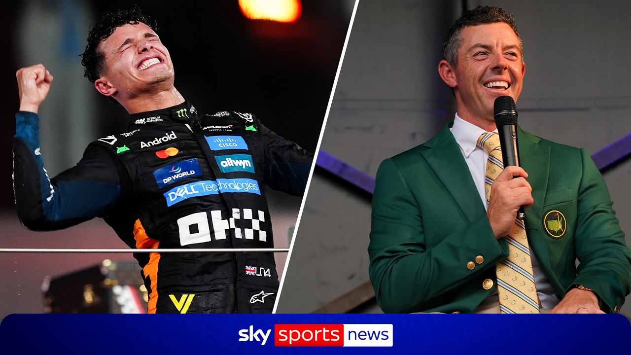Rory McIlroy and Lando Norris among the winners at Laureus World Sport Awards