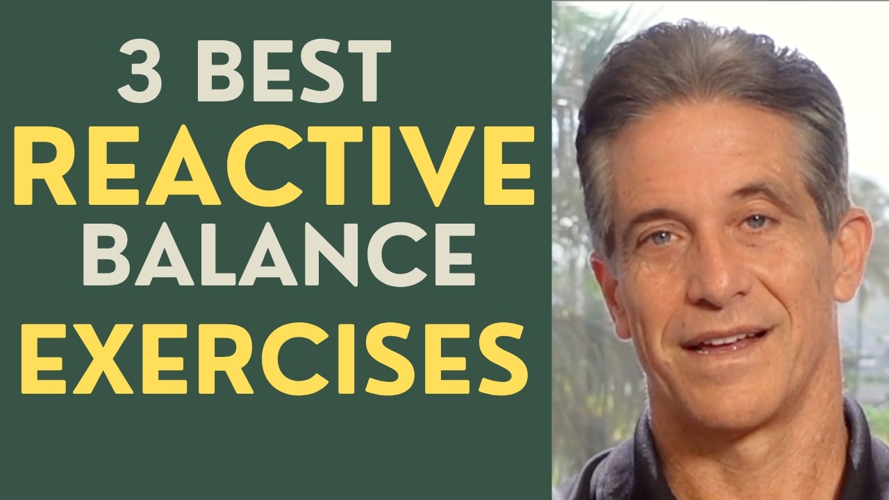 Seniors: The 3-Best Reactive Balance Exercises!