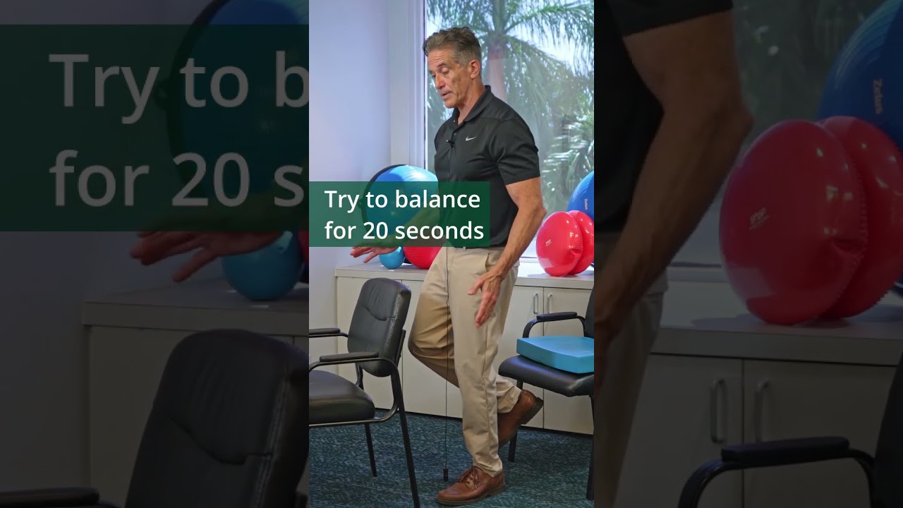 Seniors: The Single Best Exercise to Improve Balance  #healthandwellnessforseniors #fallprevention