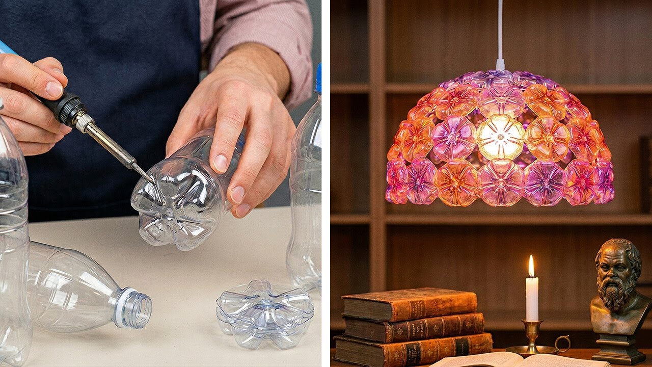 Smart Home Decor Crafts from Plastic Bottles 🏡