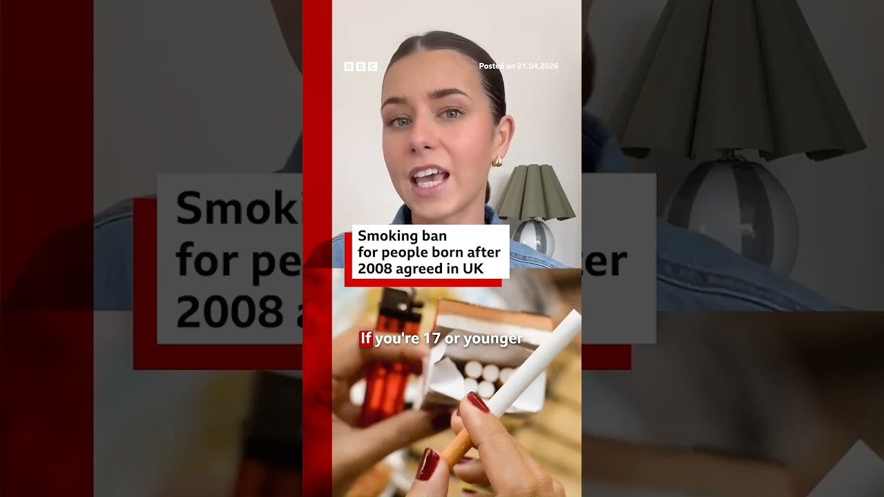 Smoking ban for people born after 2008 agreed in UK. #Smoking #Vaping #BBCNews
