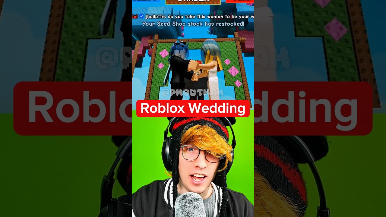 SOMEONE GOT MARRIED IN ROBLOX 😭😭😭