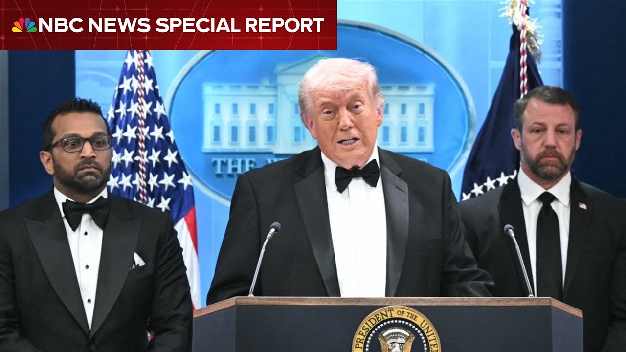 Special Report: Trump speaks after shooting outside White House Correspondents’ Dinner