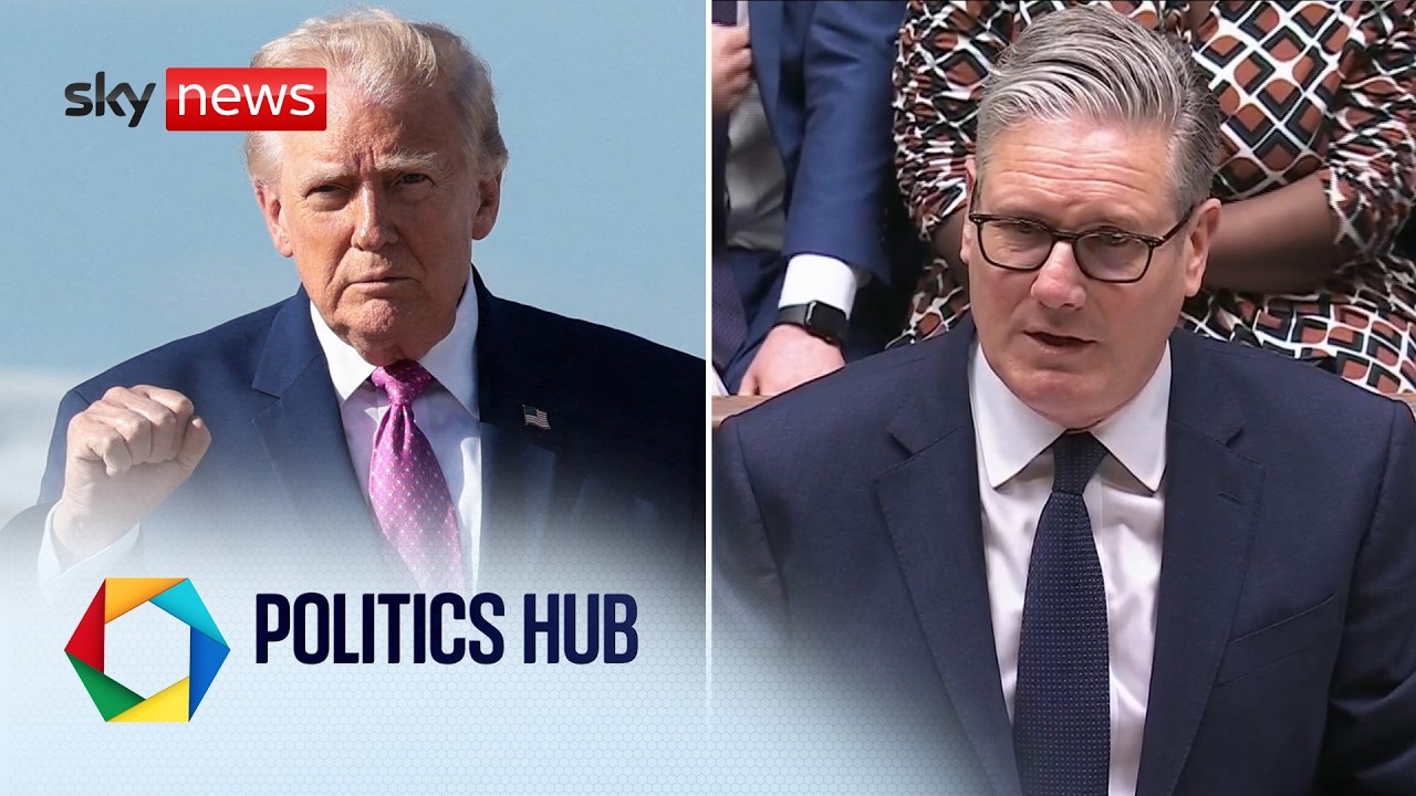 Starmer will ‘not yield’ to pressure from Trump as he reacts to Sky News interview | Politics Hub