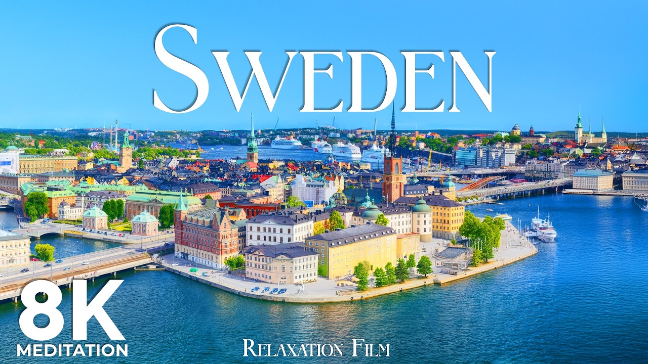 Sweden 4K • Relaxation Film with Peaceful Meditation Music