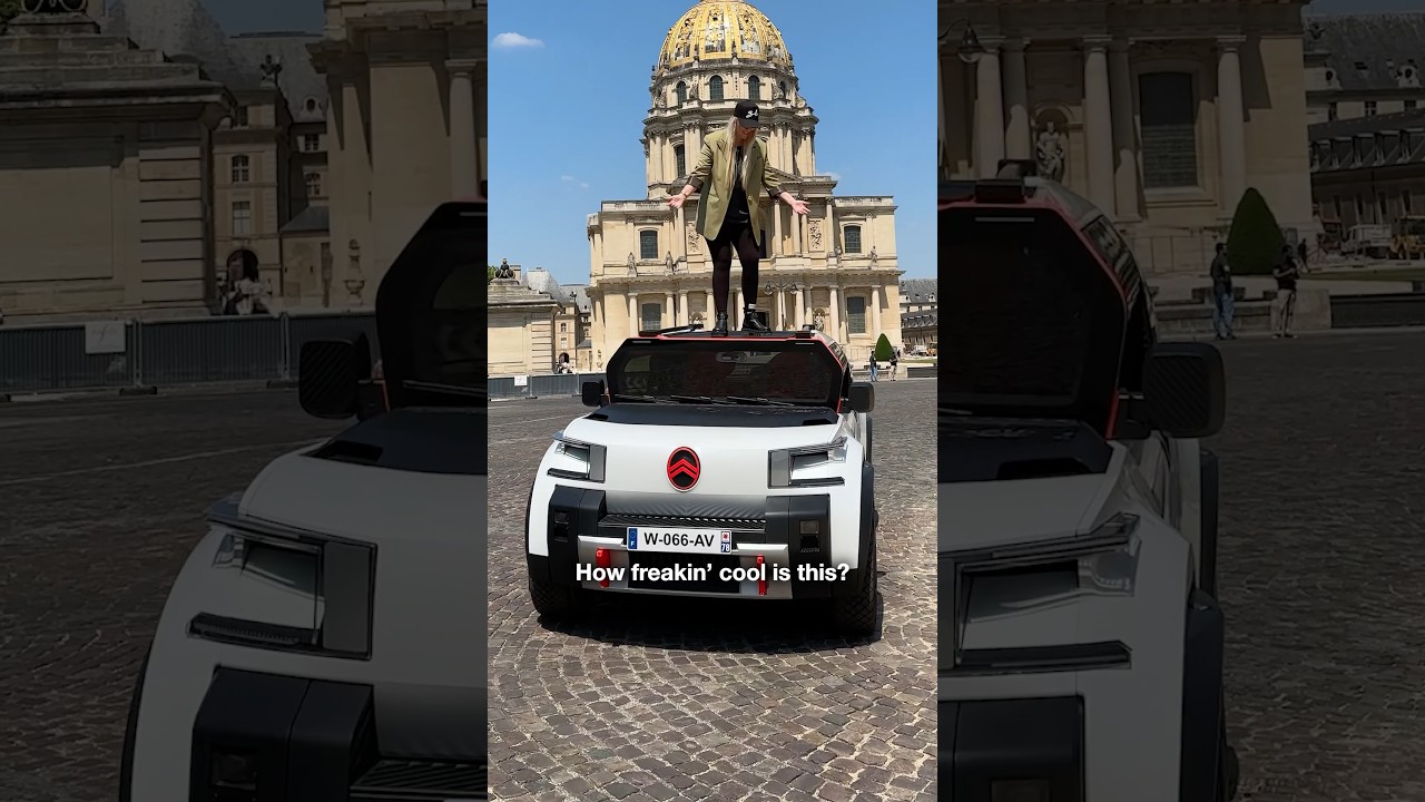 The Citroen Oli Is Made With Cardboard?!😲