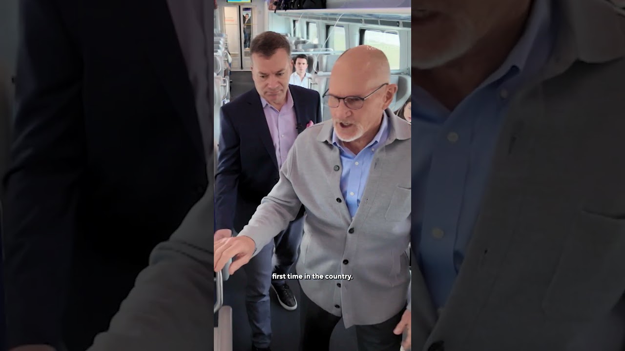 The company racing to build America’s first bullet train #shorts