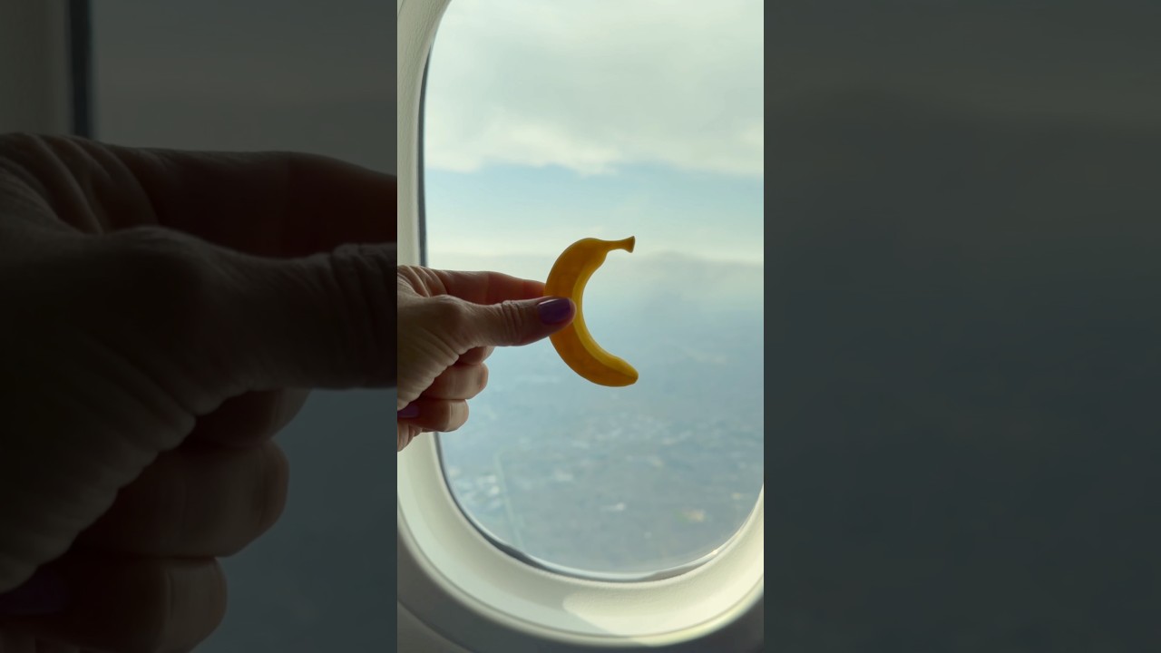This tiny 3D printed banana’s journey around the world…