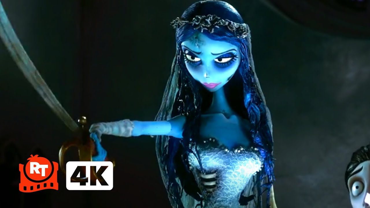 Tim Burton’s Corpse Bride (2005) 4K – Victor vs. Barkis Sword Fight (10/10) | Movieclips