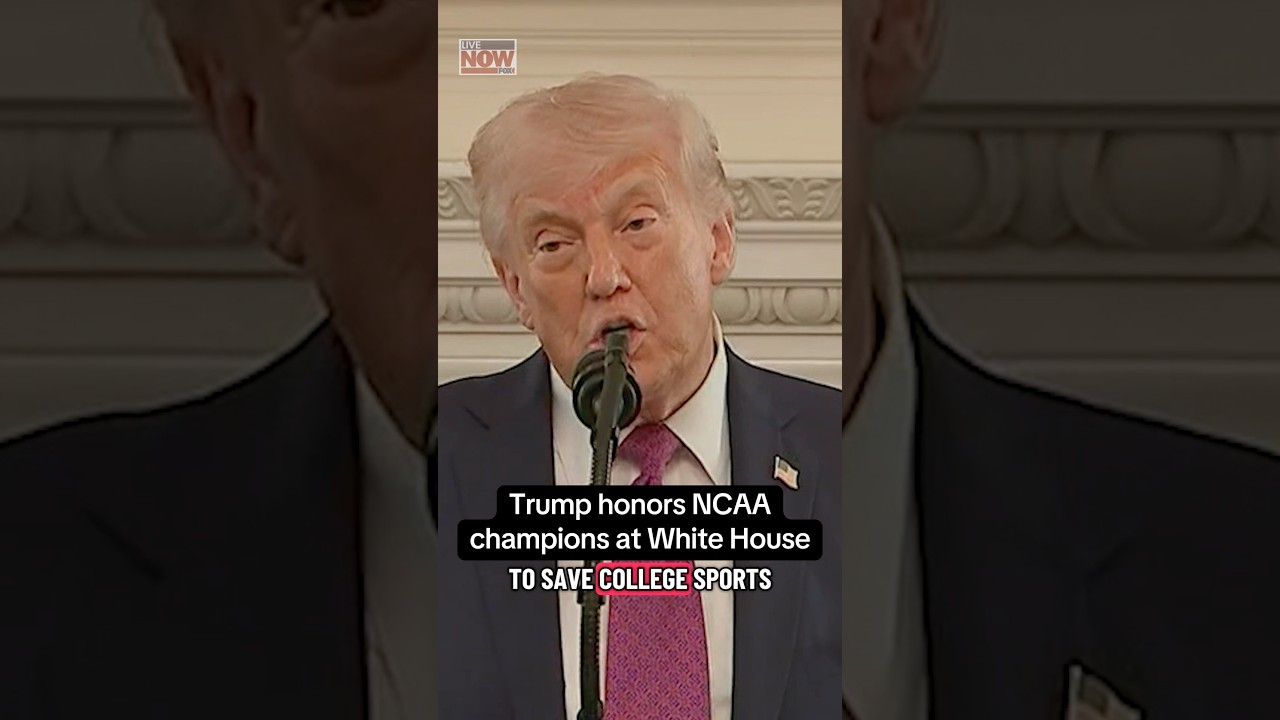 Trump on effort to ‘save college sports’