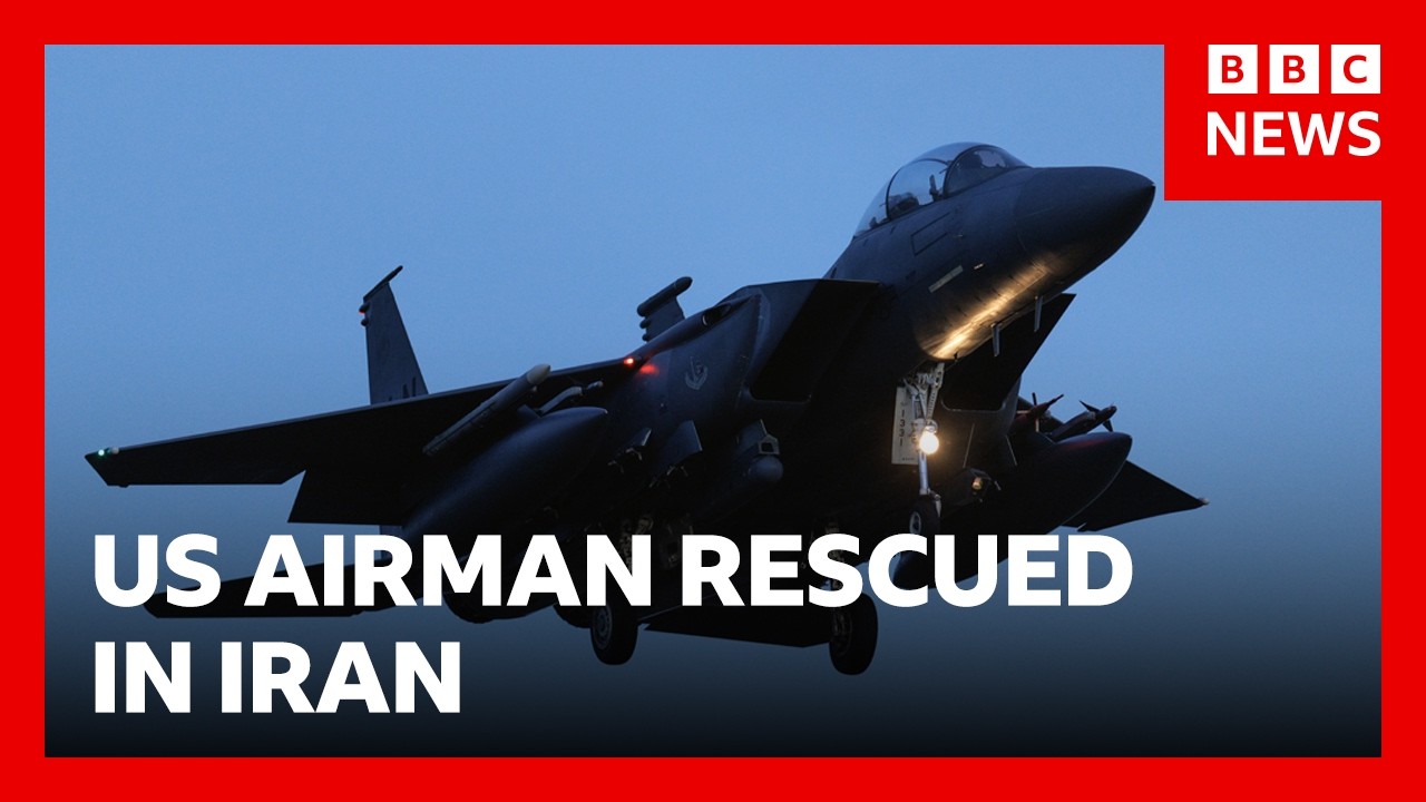Trump says missing US crew member from downed jet rescued in ‘daring’ operation in Iran | BBC News