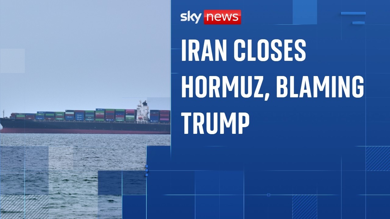 Trump says US won’t be blackmailed as Strait of Hormuz closed again