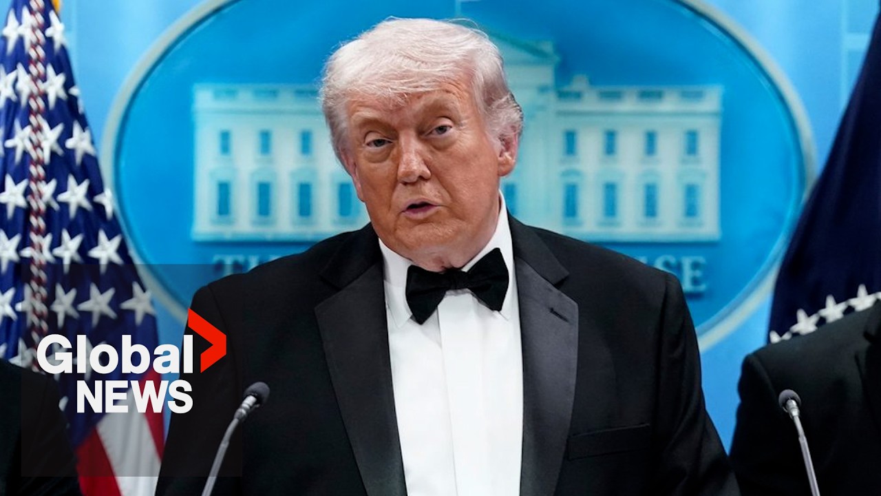 Trump says White House shooting suspect “armed with multiple weapons” | FULL