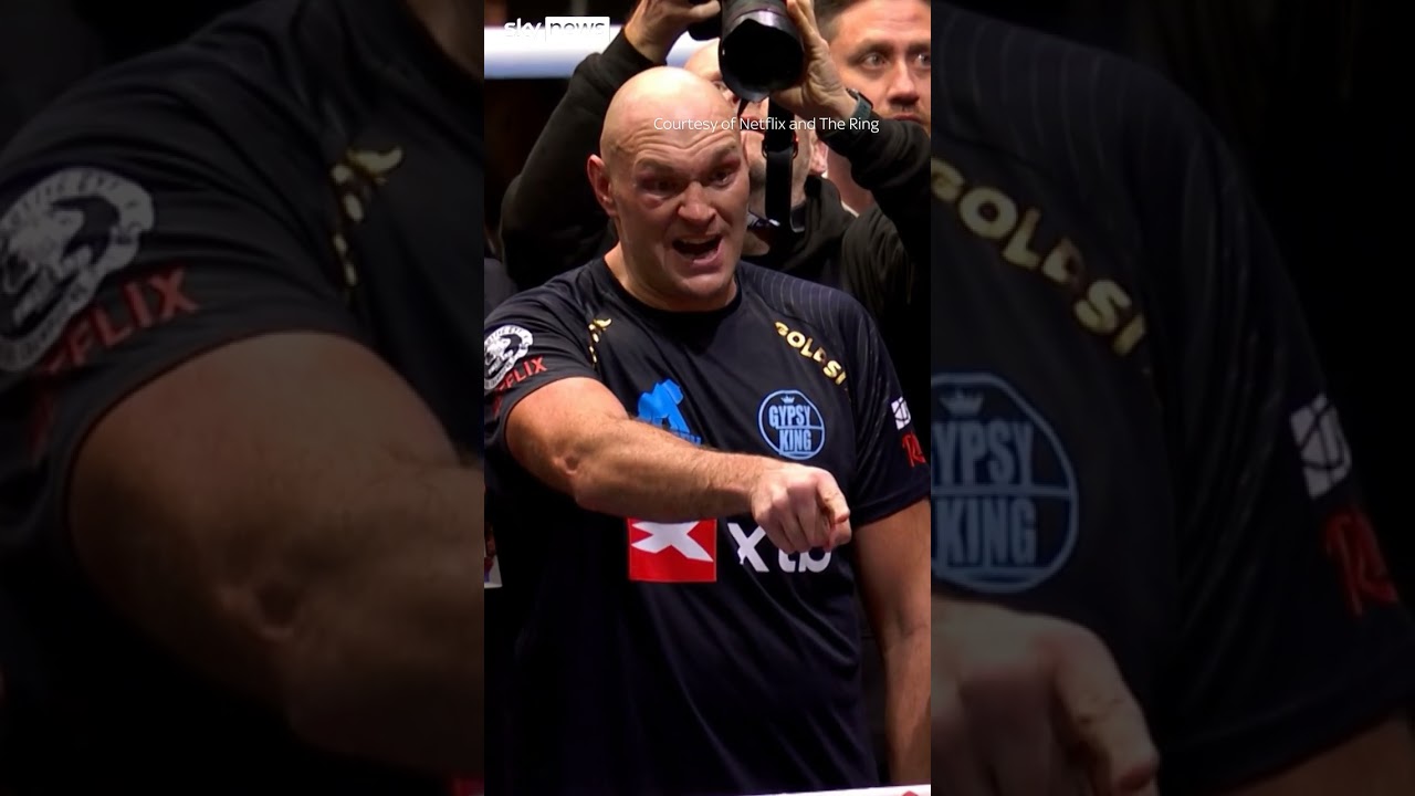 Tyson Fury challenges Anthony Joshua