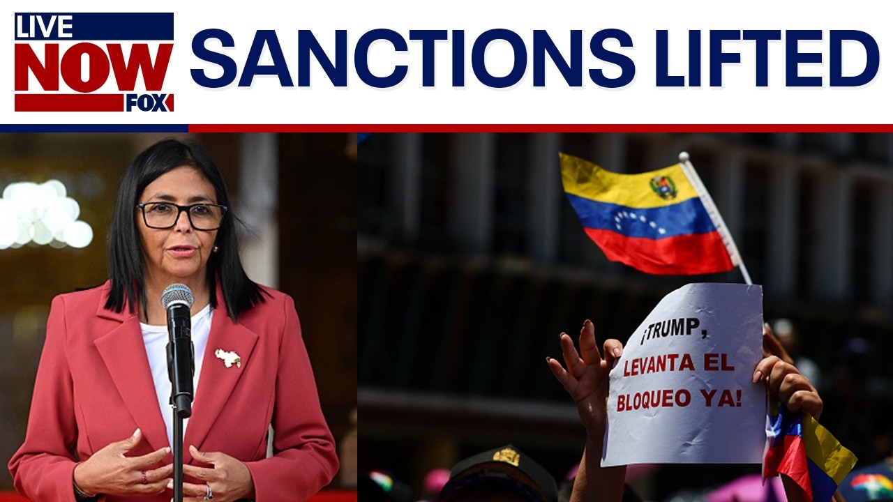 U.S. lifts sanctions on Venezuela’s Delcy Rodriguez