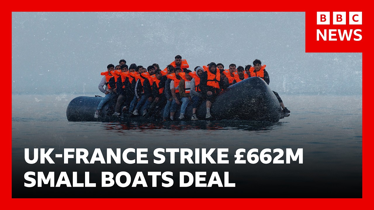 UK to send riot-trained police to France in £662m small boats deal | BBC News