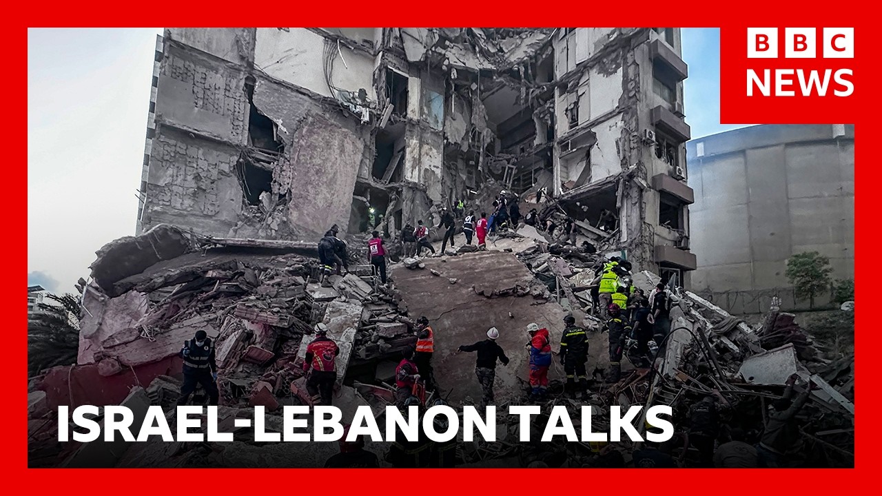 US President Donald Trump says Lebanese and Israeli leaders to hold talks | BBC News