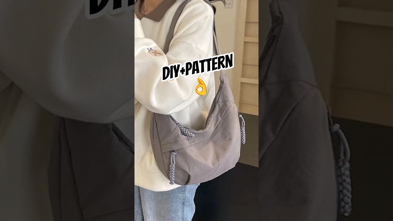 💞Viral Hobo 2026 Crossbody Sewing at home from cloth #diybag #bagpattern #bagmaking