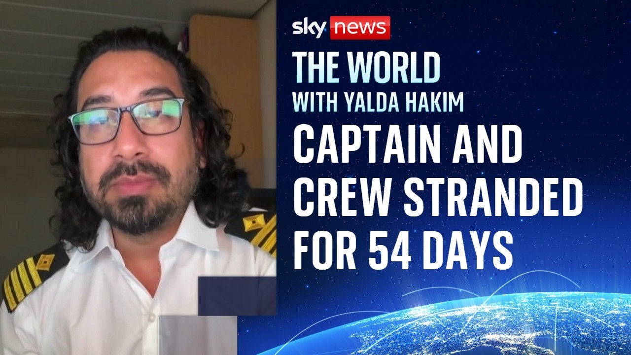 ‘We have become collateral victims’: Ship captain stranded in Strait of Hormuz speaks to Sky News