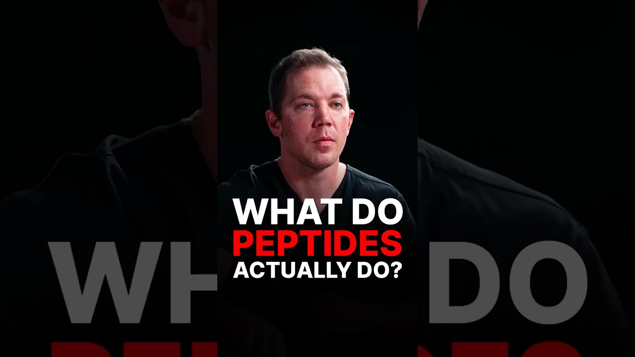 WHAT DO PEPTIDES ACTUALLY DO?