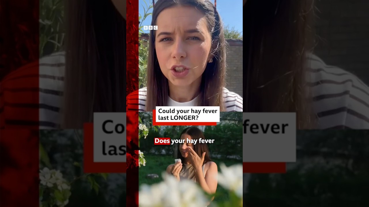 Why hay fever symptoms are lasting longer. #BBCNews