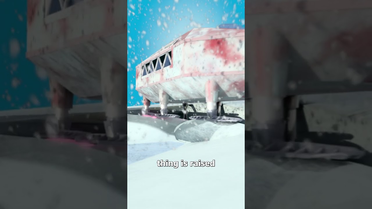 Why This Antarctic Station Is Built On Giant Legs 🤔