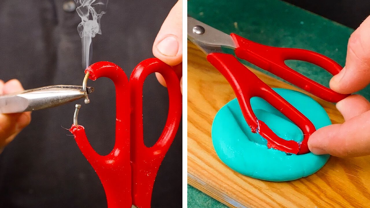 100 tiny repairs using a glue gun 🔫🛠️