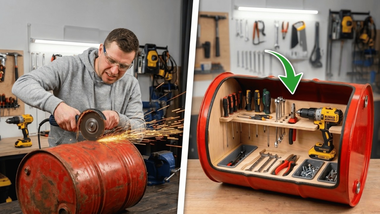 20 Useful Crafts You Can Make from Old Barrels 🛢️🤯
