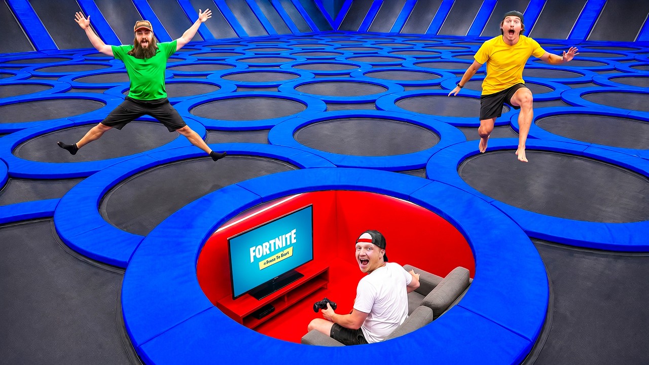 7 Days Living In a Trampoline Park