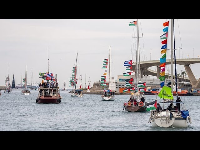 Activists on Gaza flotilla intercepted by Israel disembark in Crete