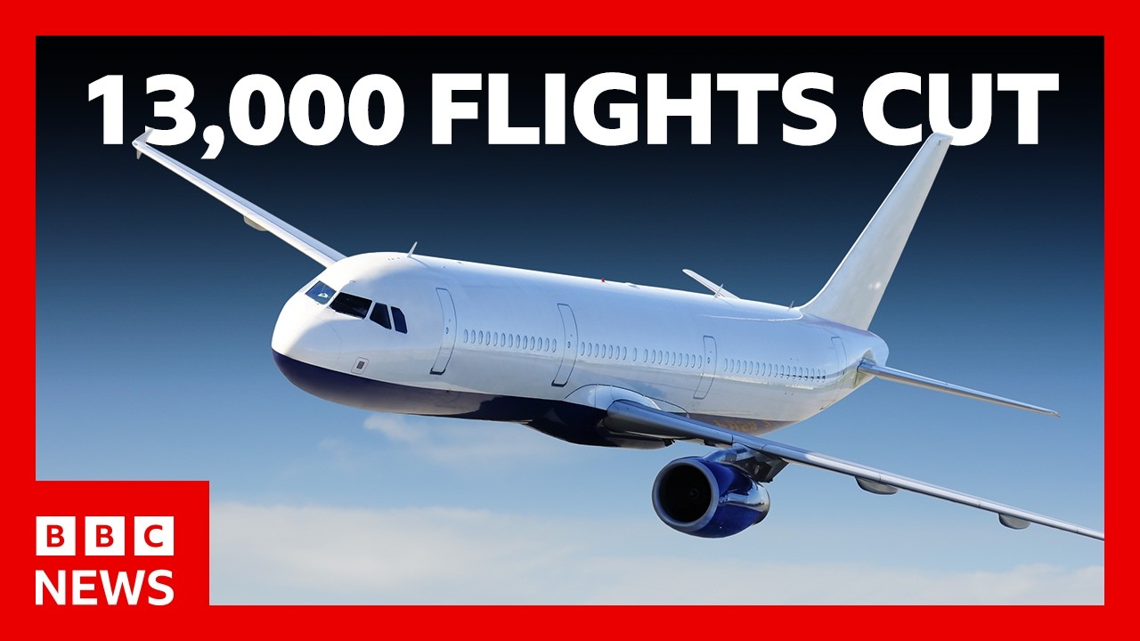 Airlines cut 13,000 flights in May as jet fuel prices soar | BBC News