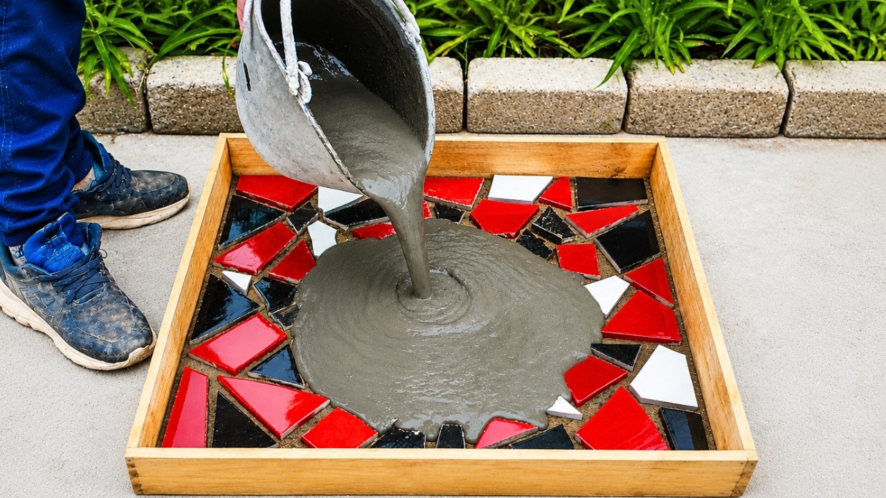 Amazing Creations from Cement and Recycled, Tips DIY Garden Decorations For You