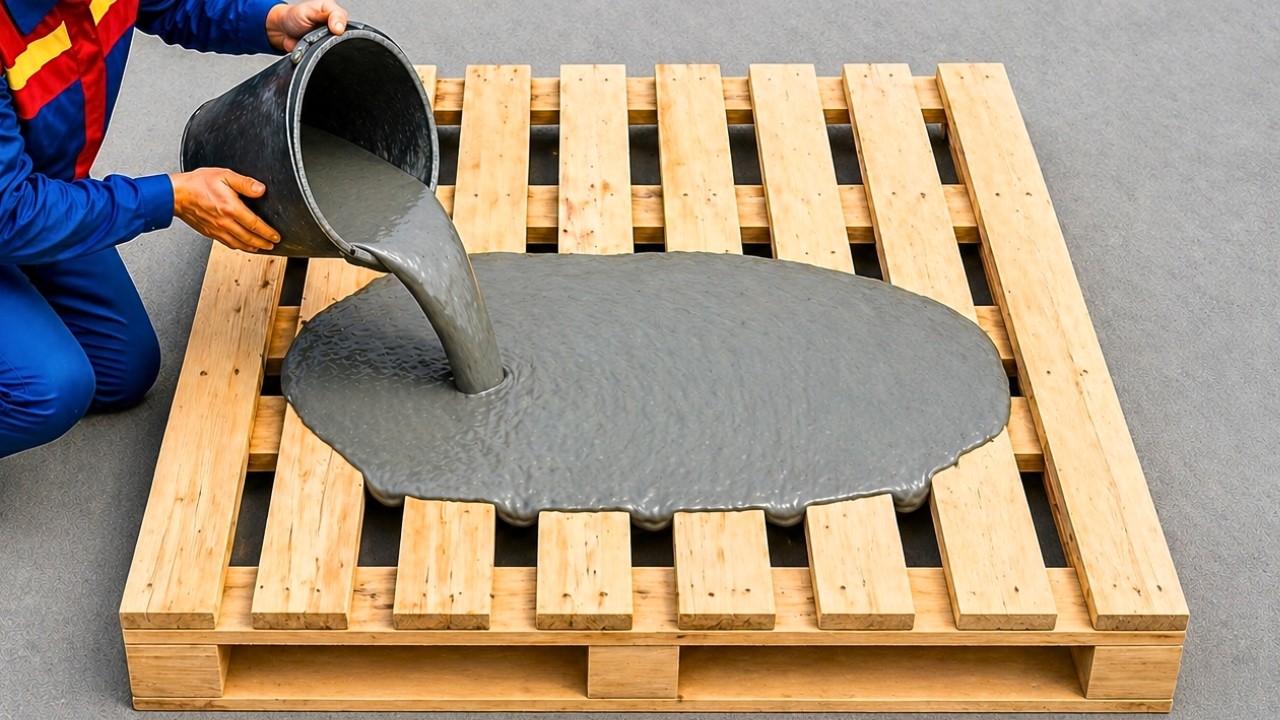 Amazing Creations from Cement and Wooden Pallets, DIY garden furniture from Recycled