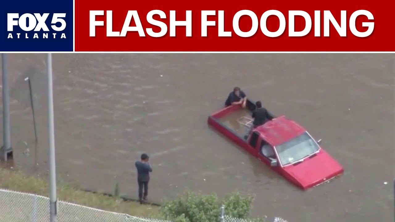 Atlanta highway turns into river during sudden flash flood | FOX 5 News