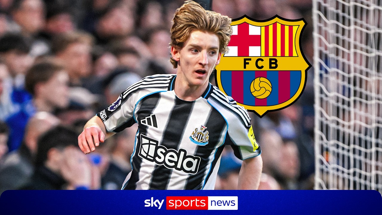 Barcelona have made an offer in the region of £70m for Anthony Gordon