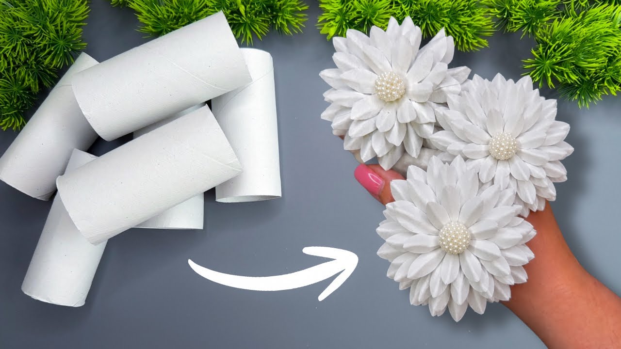 Beautiful Recycling Craft Idea ♻️ DIY Paper Rolls Decoration | Stunning Paper Decor