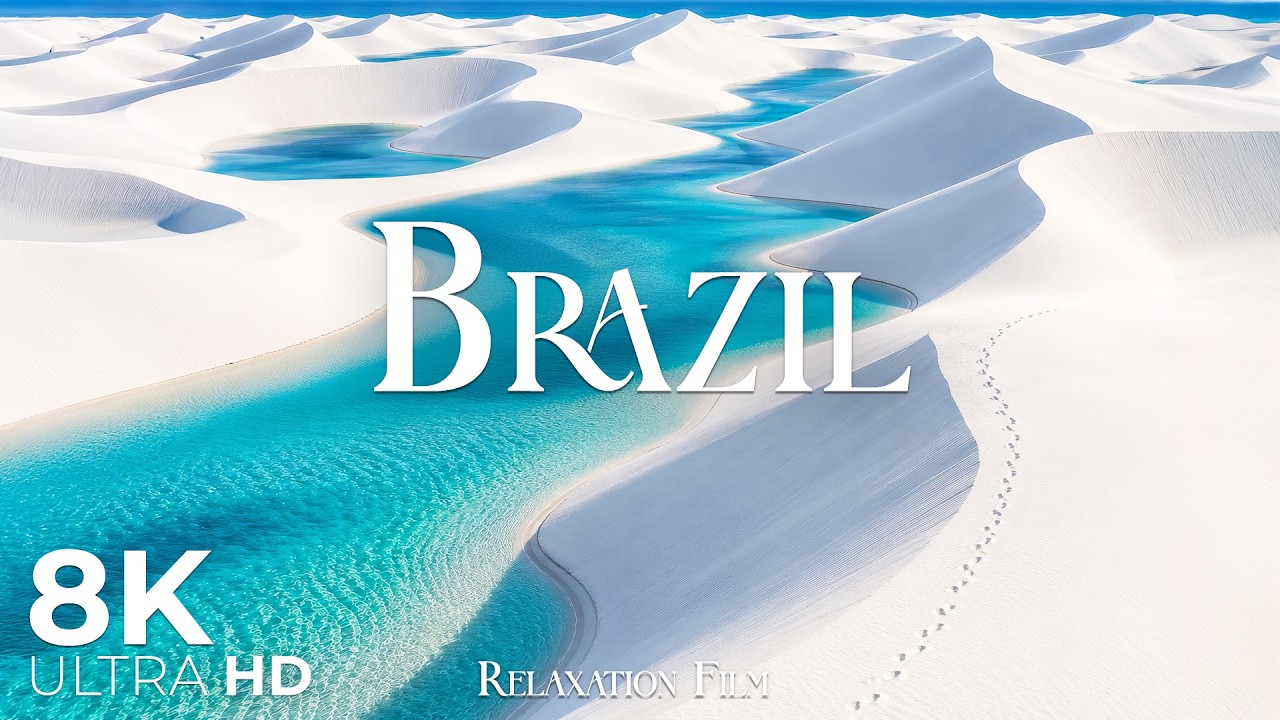 Brazil 8K • Nature Relaxation Film with Peaceful Calming Music