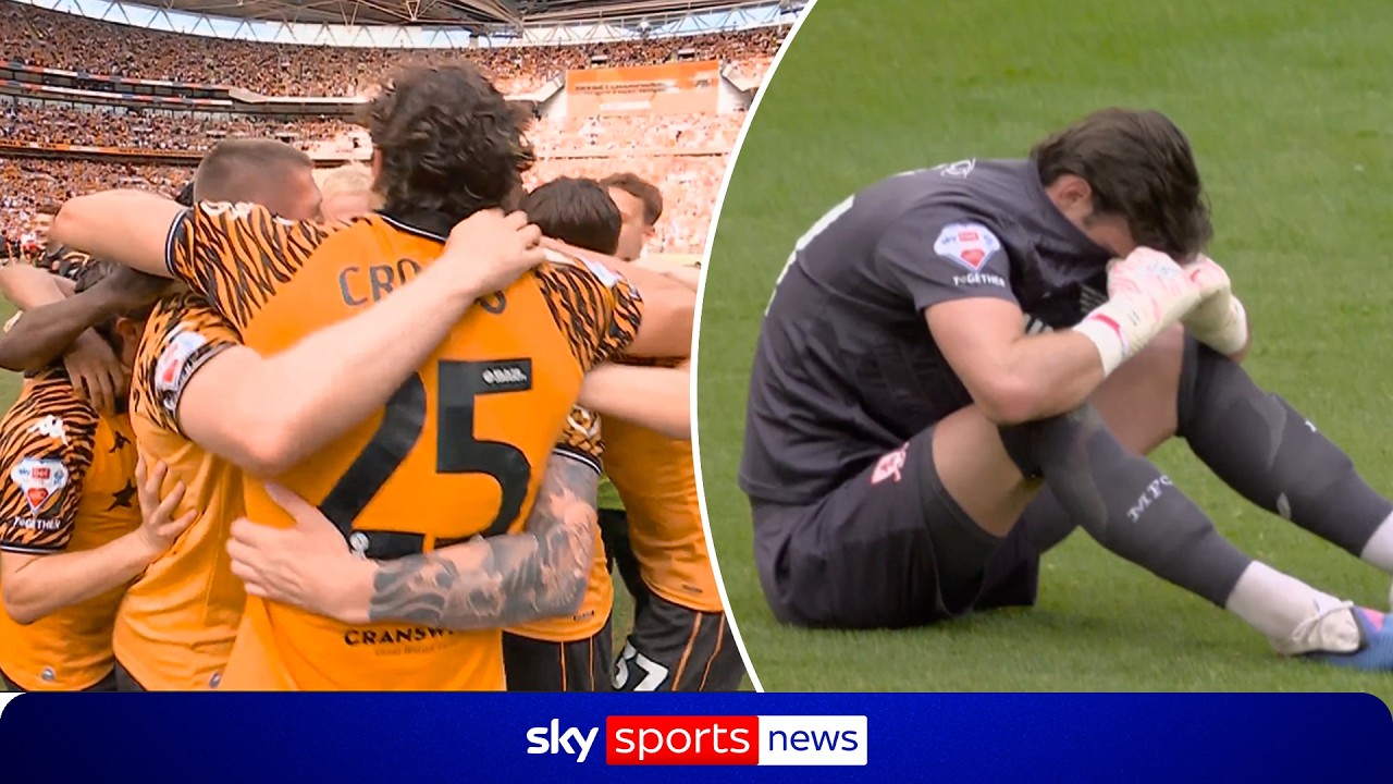 BREAKING: Hull City promoted to Premier League after dramatic late-winner vs Middlesborough