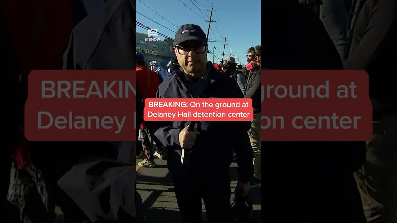 BREAKING: On the ground at Delaney Hall detention center