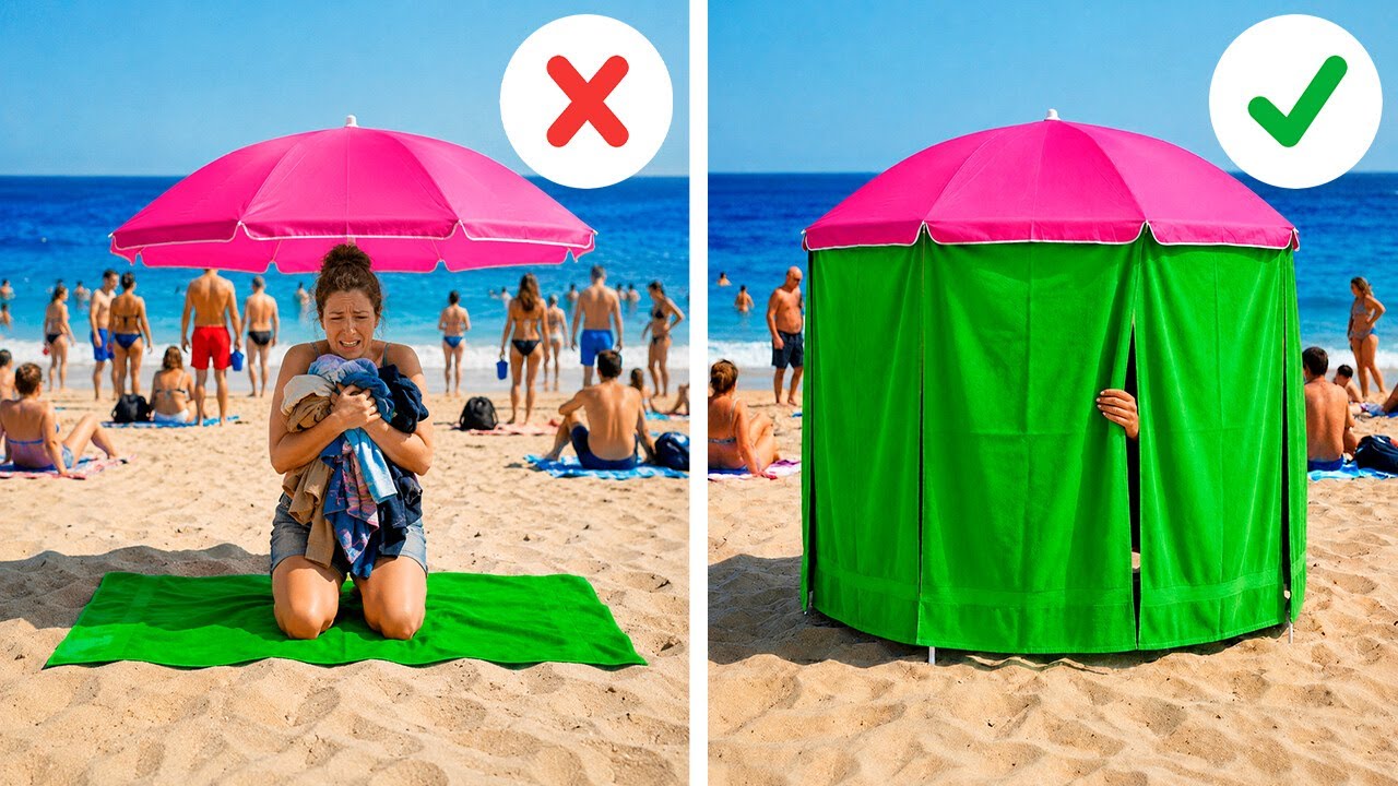 Brilliant Beach Hacks & Gadgets 🏖️ Make Your Summer 10x Fun!
