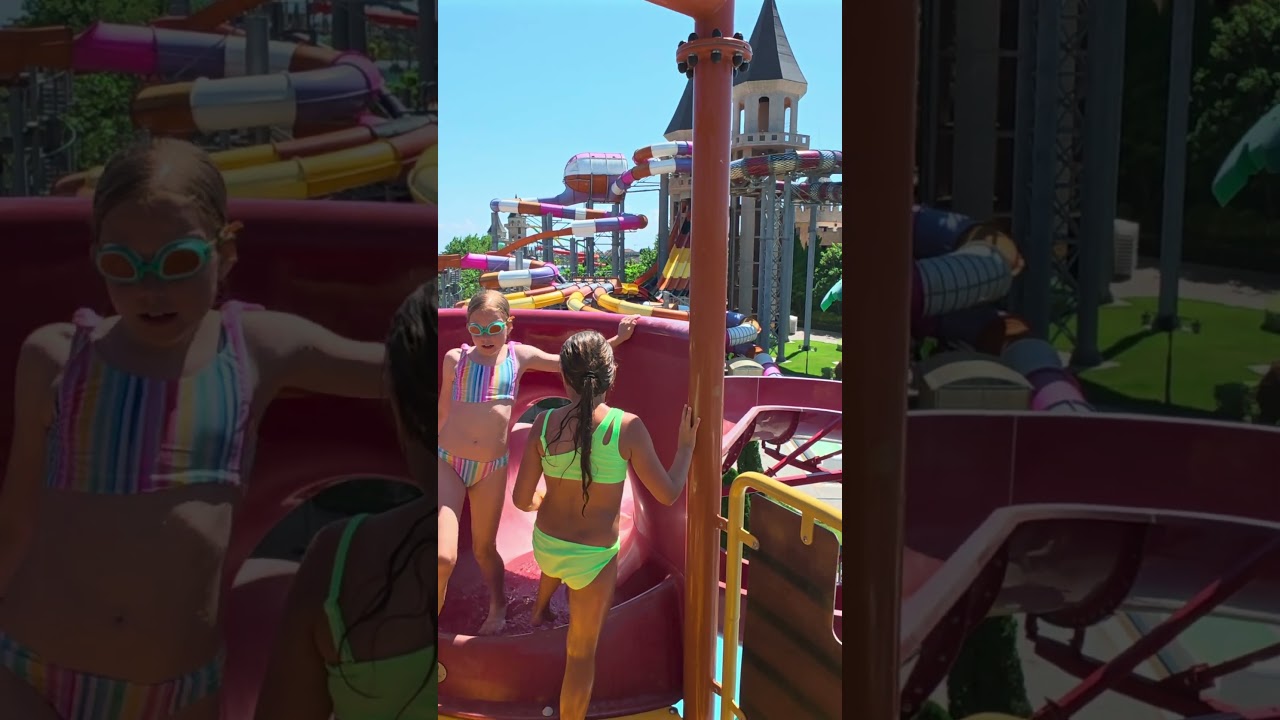 Brown Treasure Island Slide at Aquapark Nessebar 🇧🇬