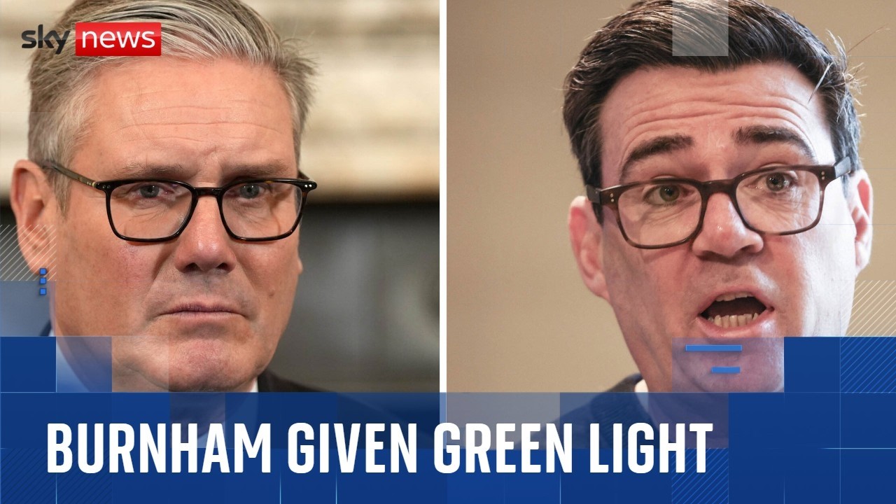 Burnham given green light by Labour to run in by-election as pressure grows on Keir Starmer