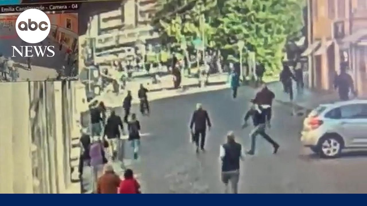 Bystanders tackle car-ramming driver in Modena, Italy