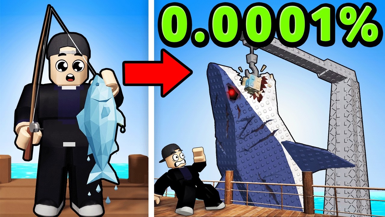 Catching The RAREST FISH in Roblox Bait a Fish