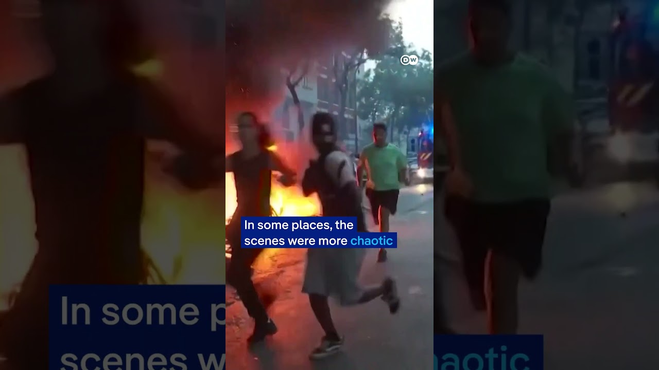 Clashes in Paris after PSG win Champions League