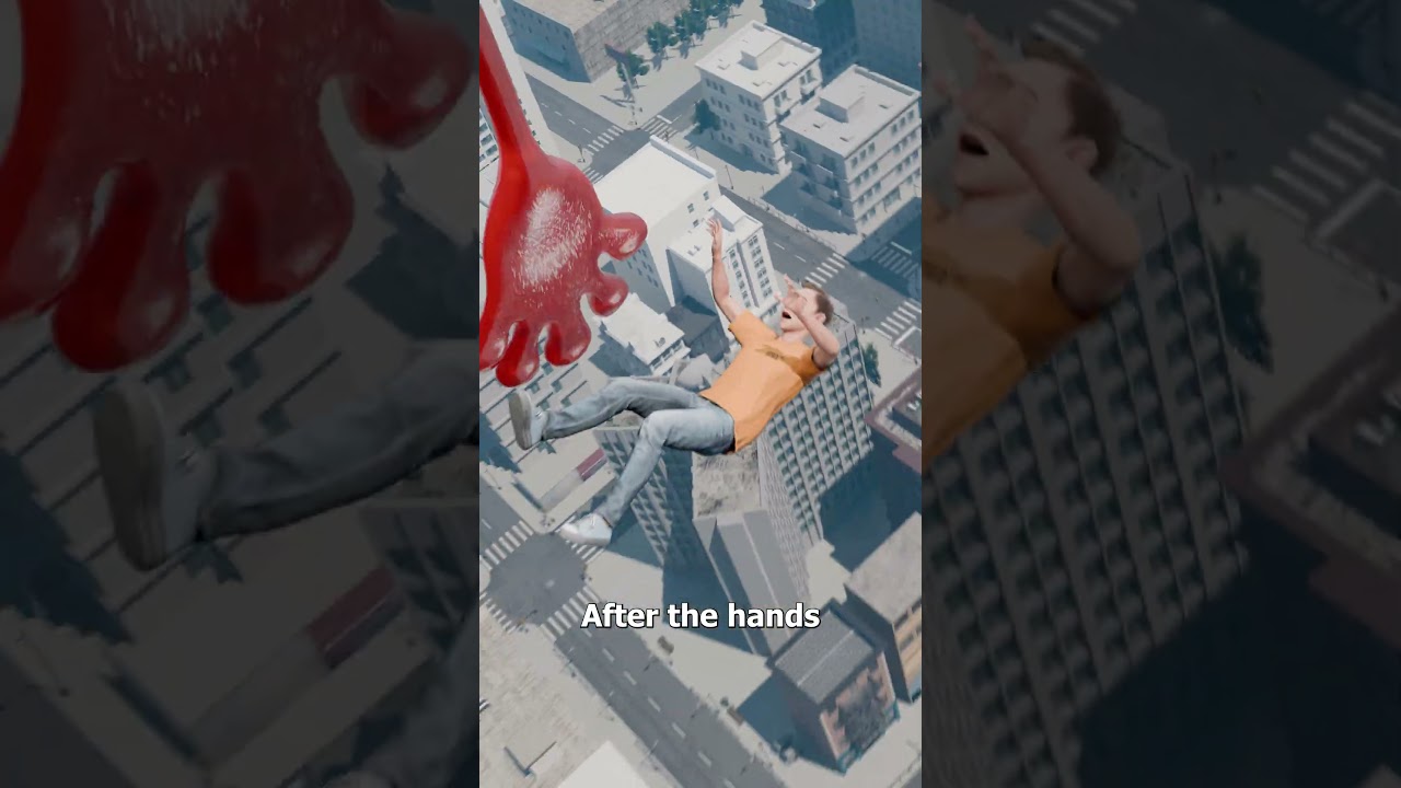 Could A Giant Sticky Hand Save A Falling Person 🤨